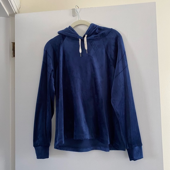 Velour lounging suit from J. Crew. - Picture 3 of 4